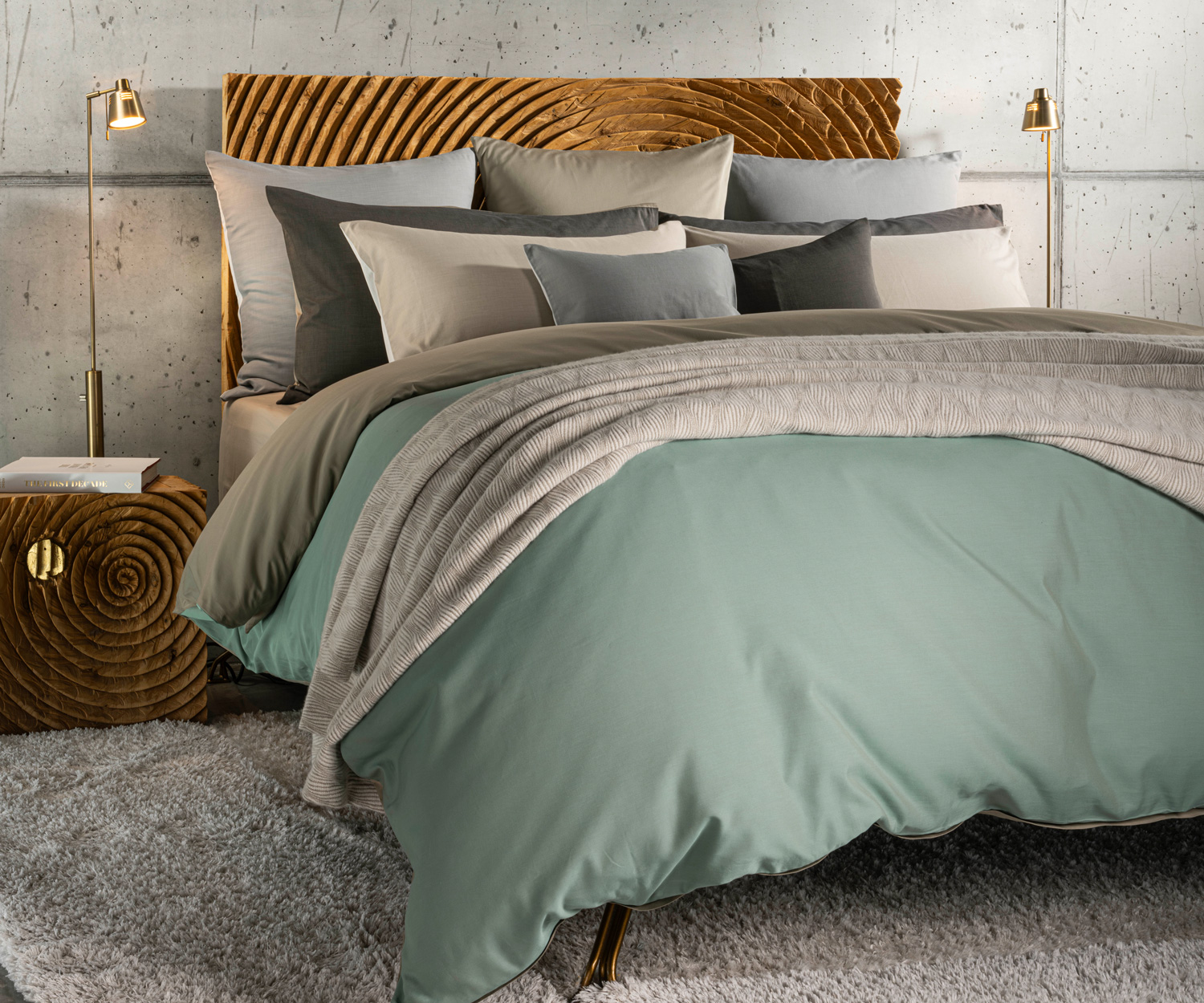 Celso de Lemos CALYPSO - Satin 650 TC bed linen in 7 colours