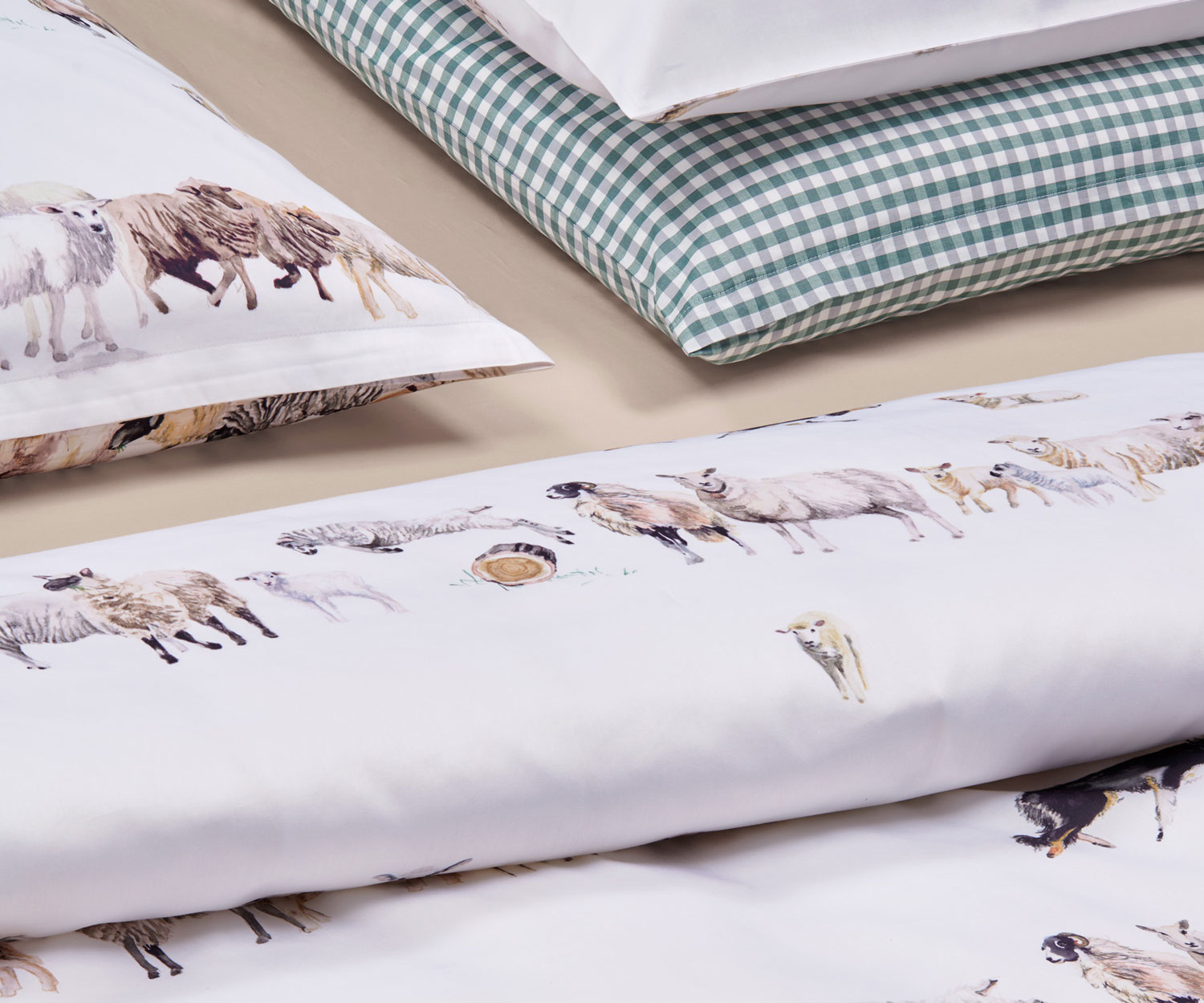 Fischbacher COUNTING SHEEP C10 sateen bed linen