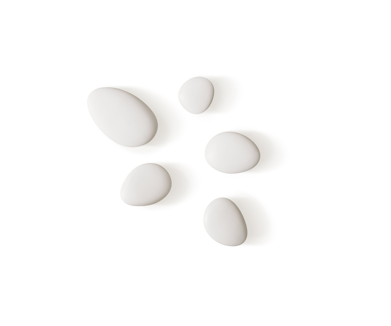 MAOMI-HOOKS-I-Set-of-5-oval-white