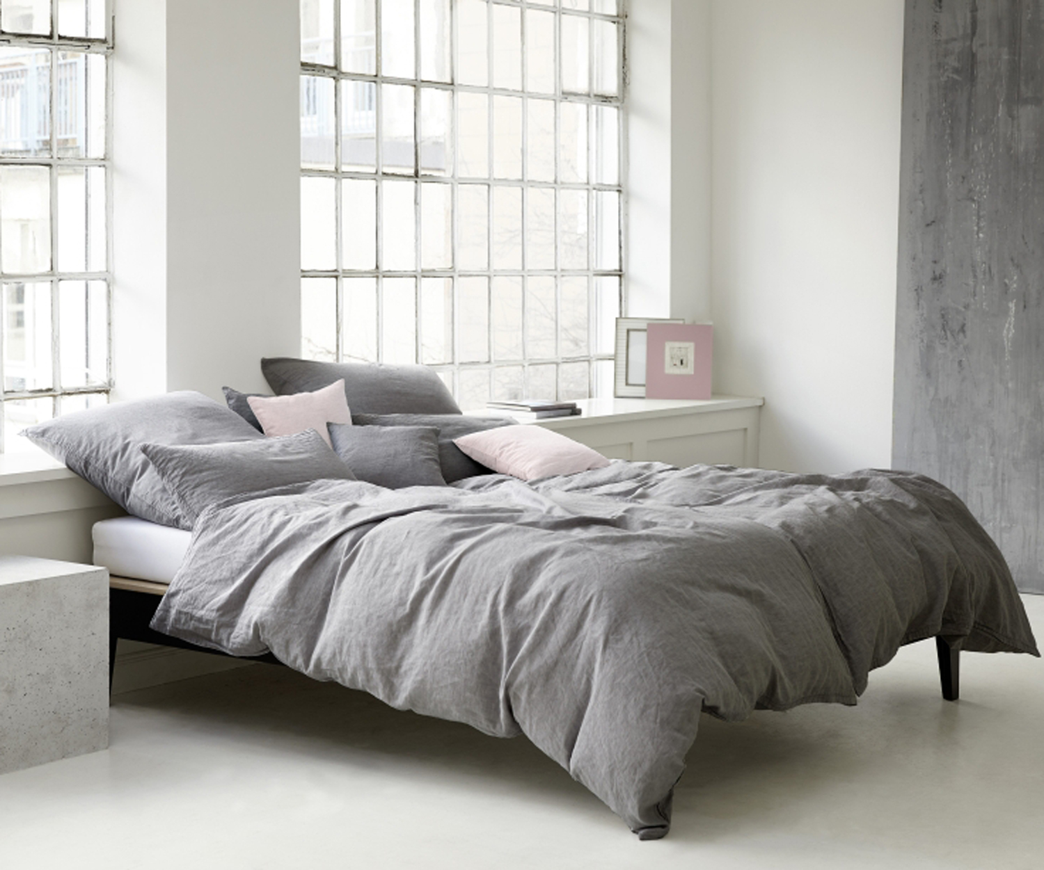 Ropa de cama BREEZE de Elegante col. dark grey