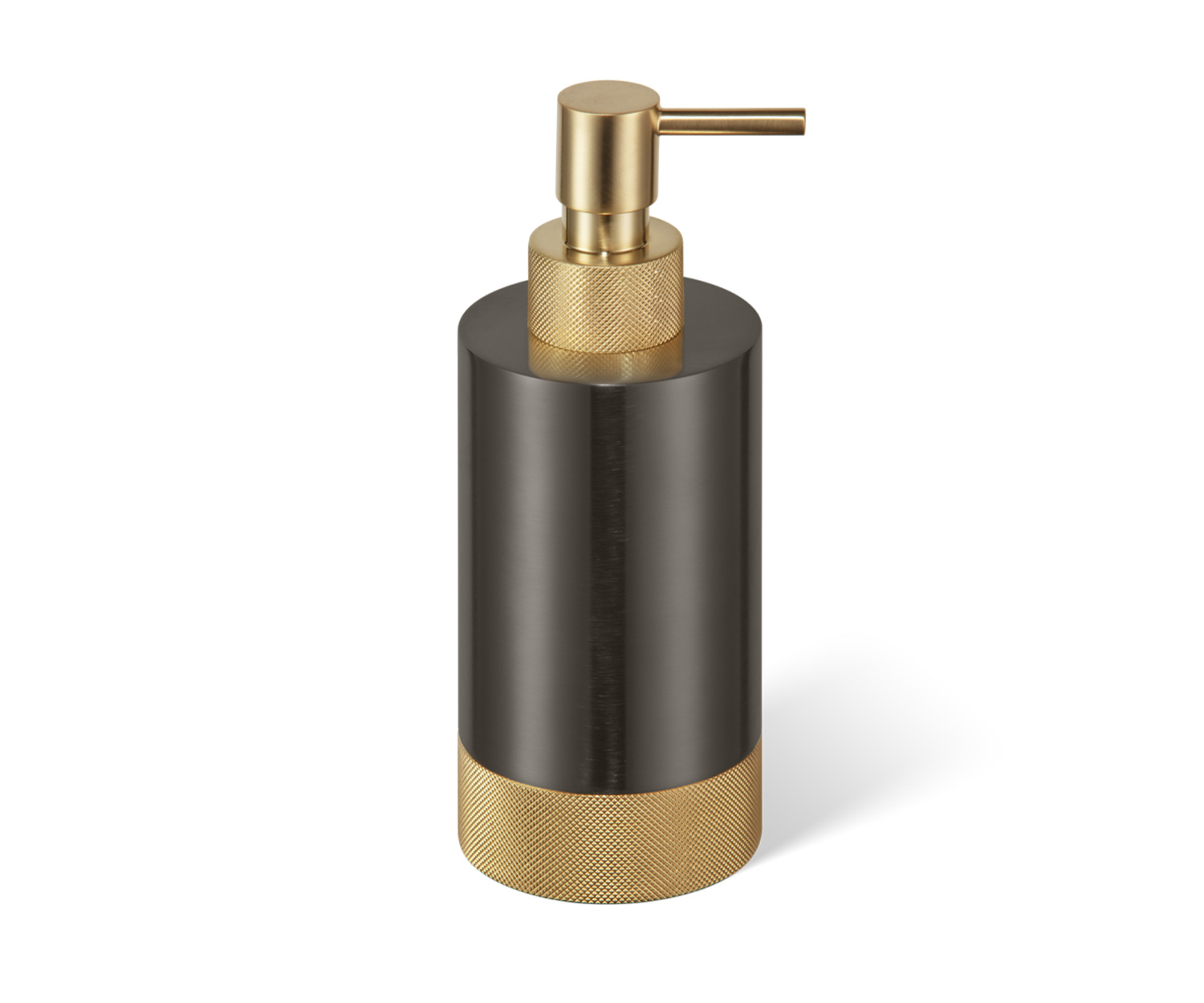 DECOR WALTHER soap dispenser CLUB col. dark bronze & gold matt