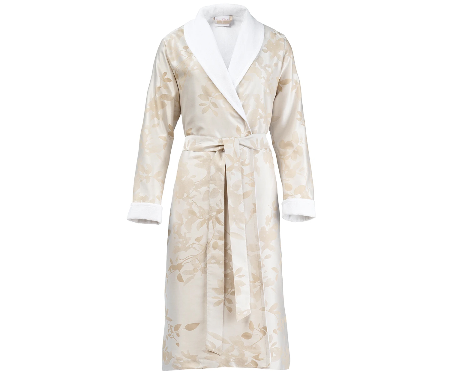 Fischbacher dressing gown JACQUARD LEAVES