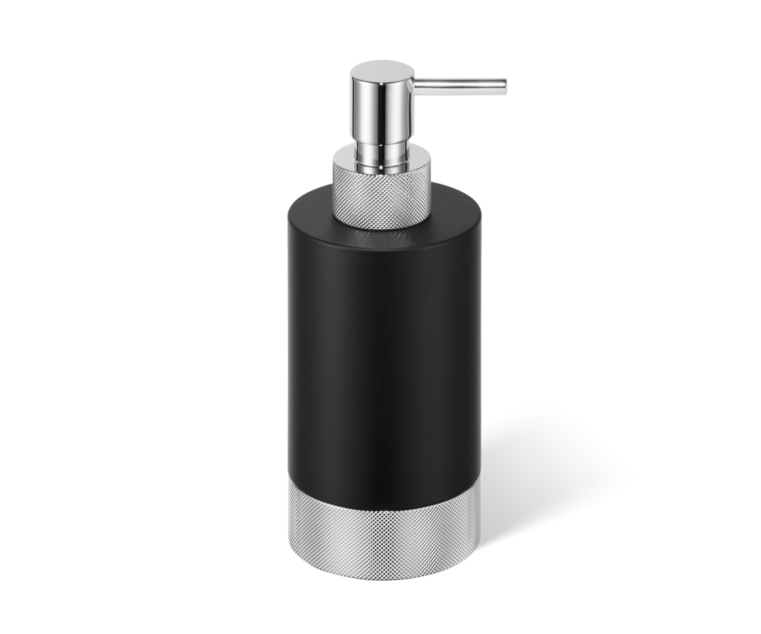 DECOR WALTHER soap dispenser CLUB col. black matt & chrome