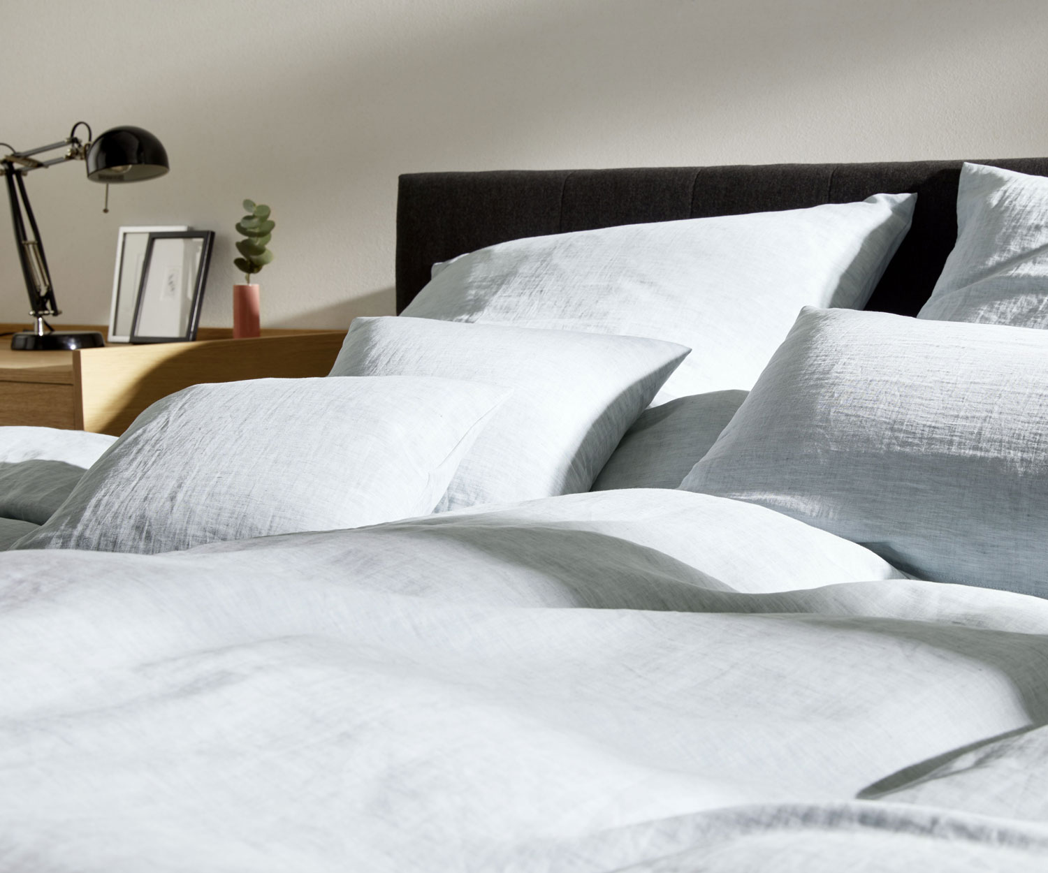 Elegante BREEZE Bed Linen - blassgrün