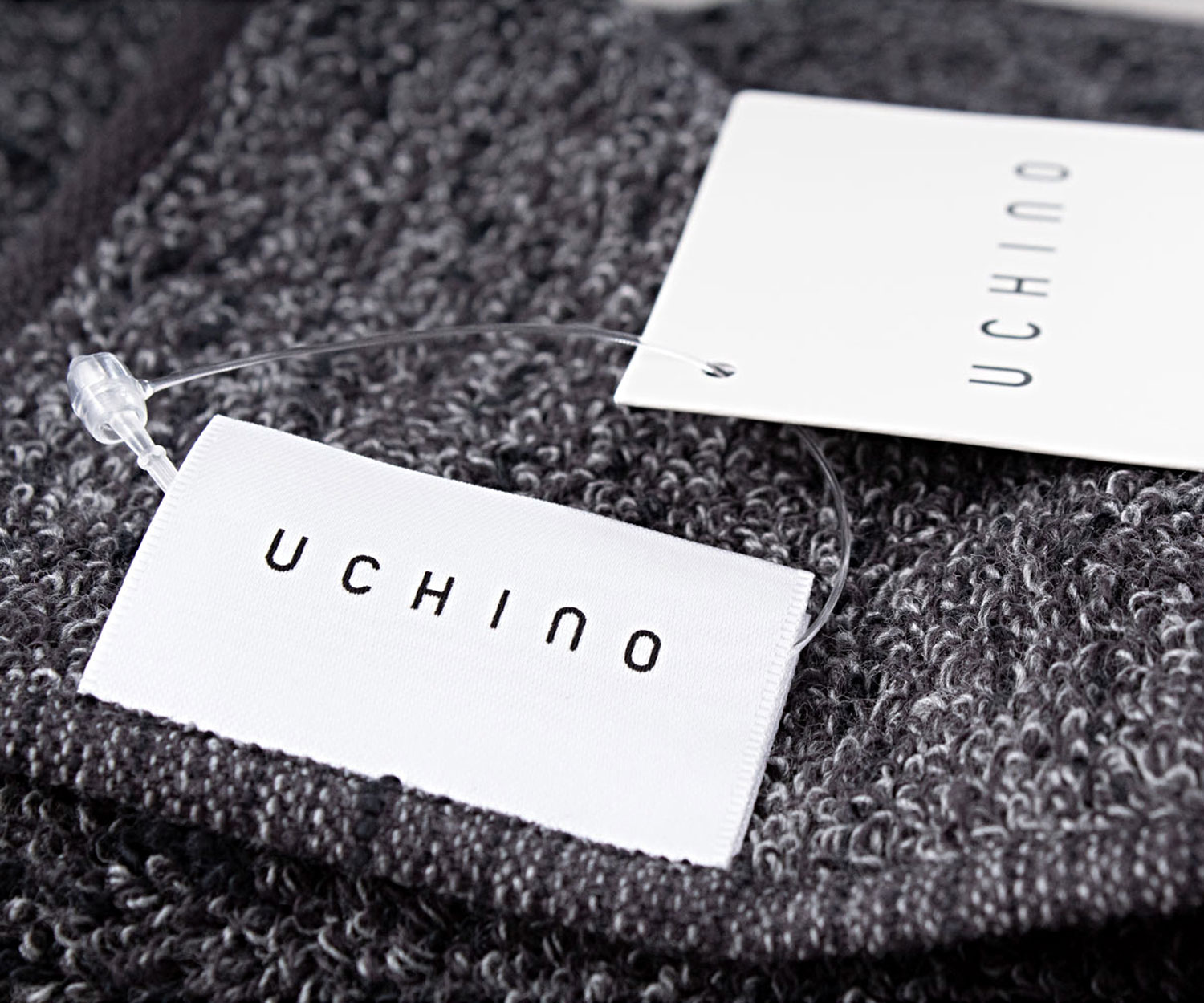 UCHINO Charcoal towels col. anthracite