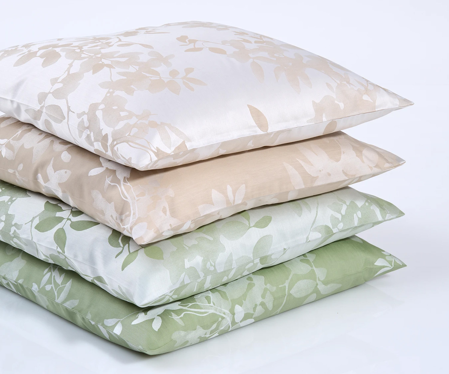 Fischbacher bed linen LEAVES recto / verso