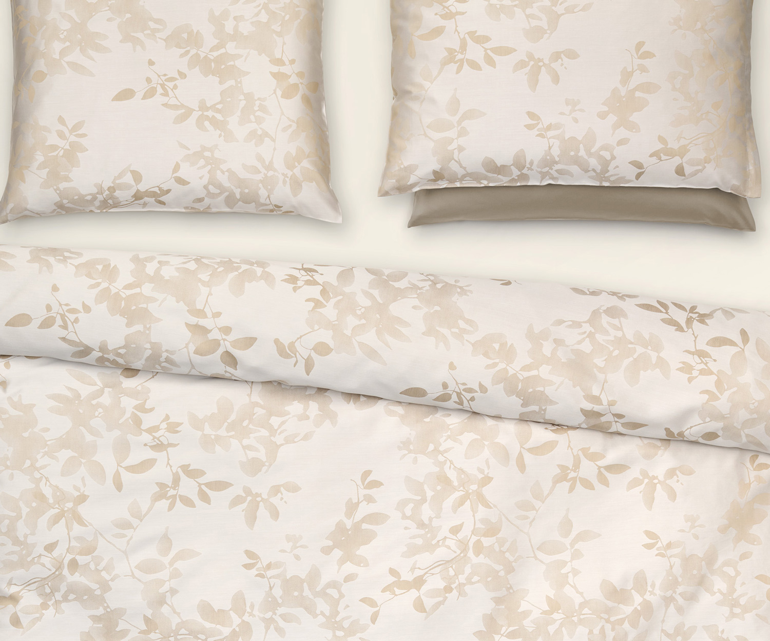 Fischbacher bed linen LEAVES recto