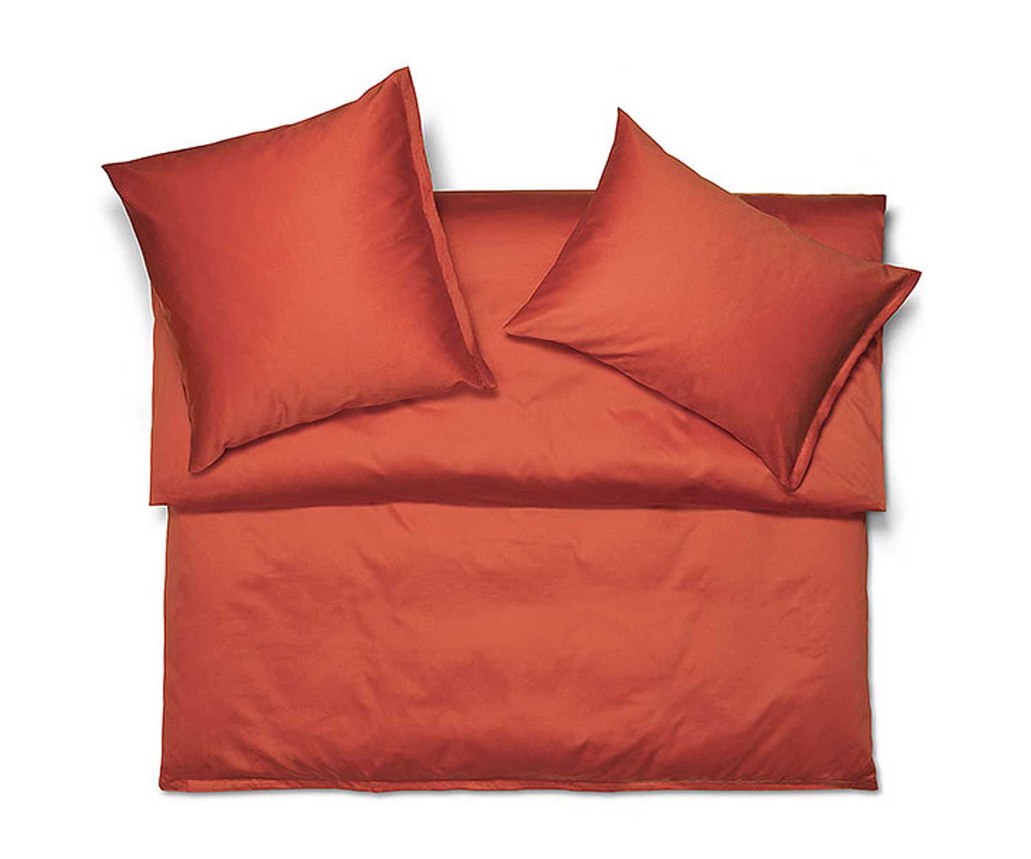 Ropa de cama SATIN UNI de Schlossberg - cayenne