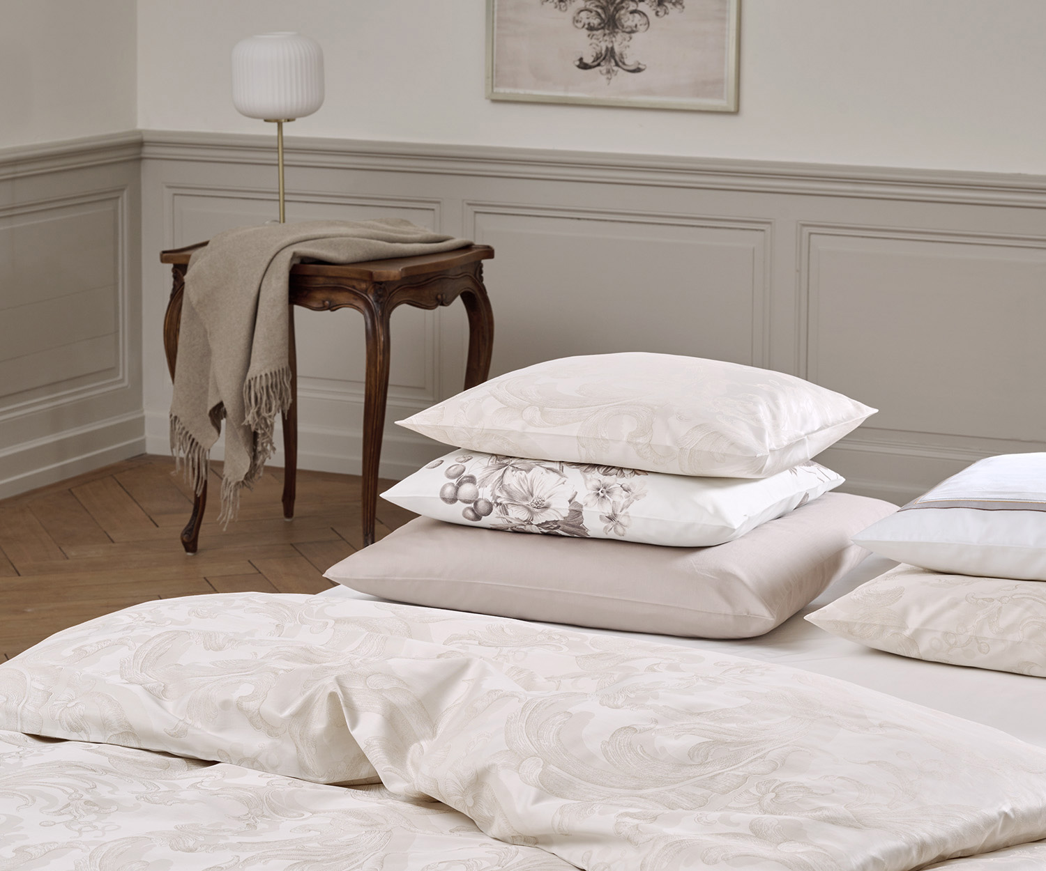 Fischbacher ROCAILLE Bed Linen - Jacquard