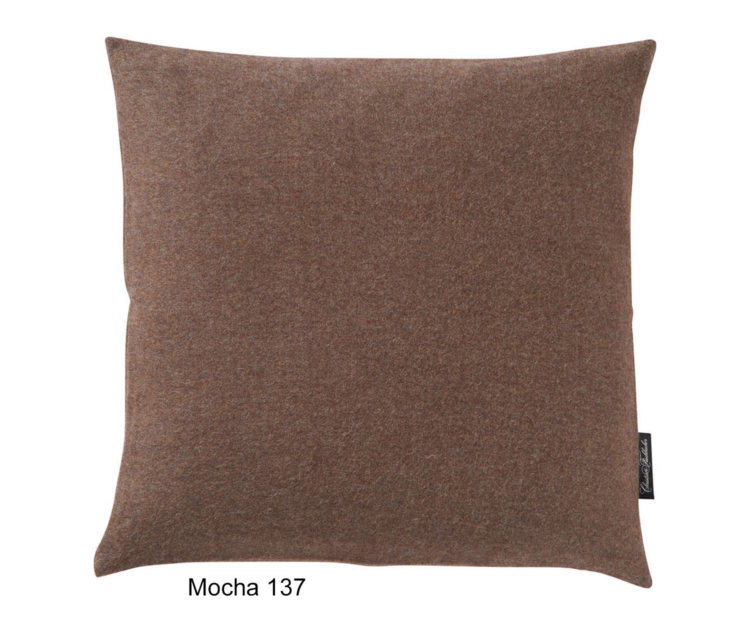 Fischbacher PURO cushion cover - Alpaka col.137 mocha