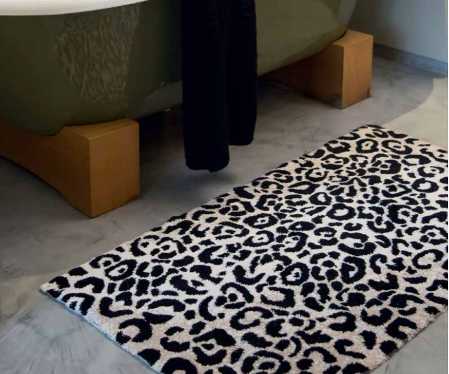 Abyss LEOPARD bath rug