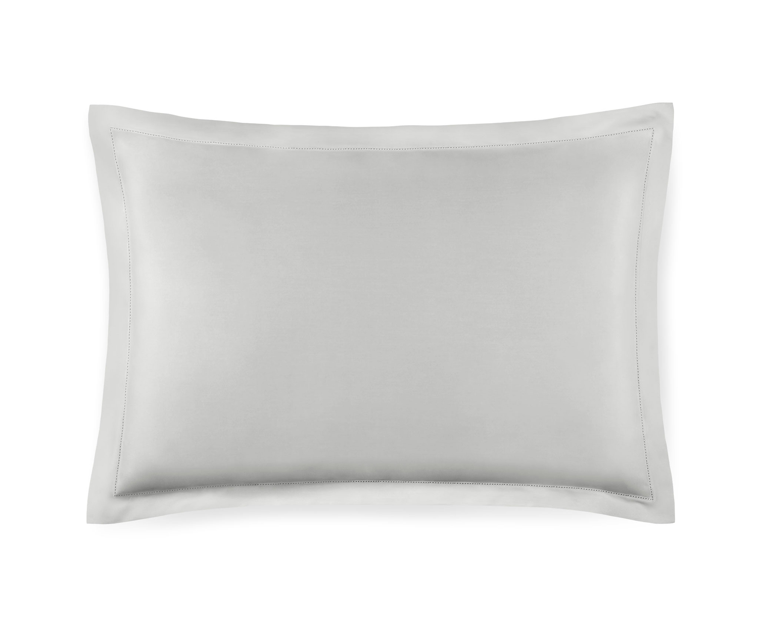 Amalia SUAVE Pillowcase in cool grey with oxford ajour