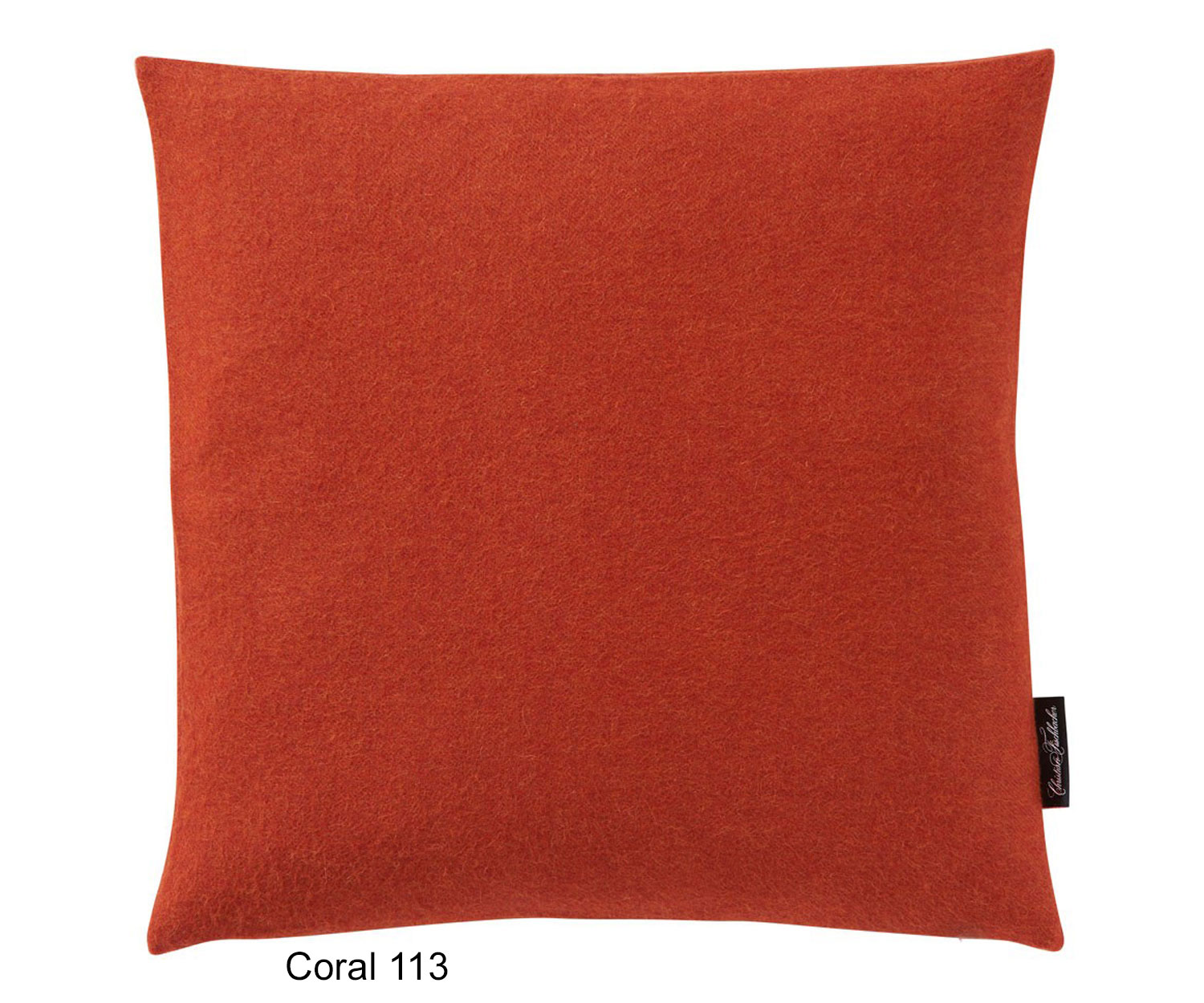 Fischbacher PURO cushion cover - Alpaka col. 113 coral