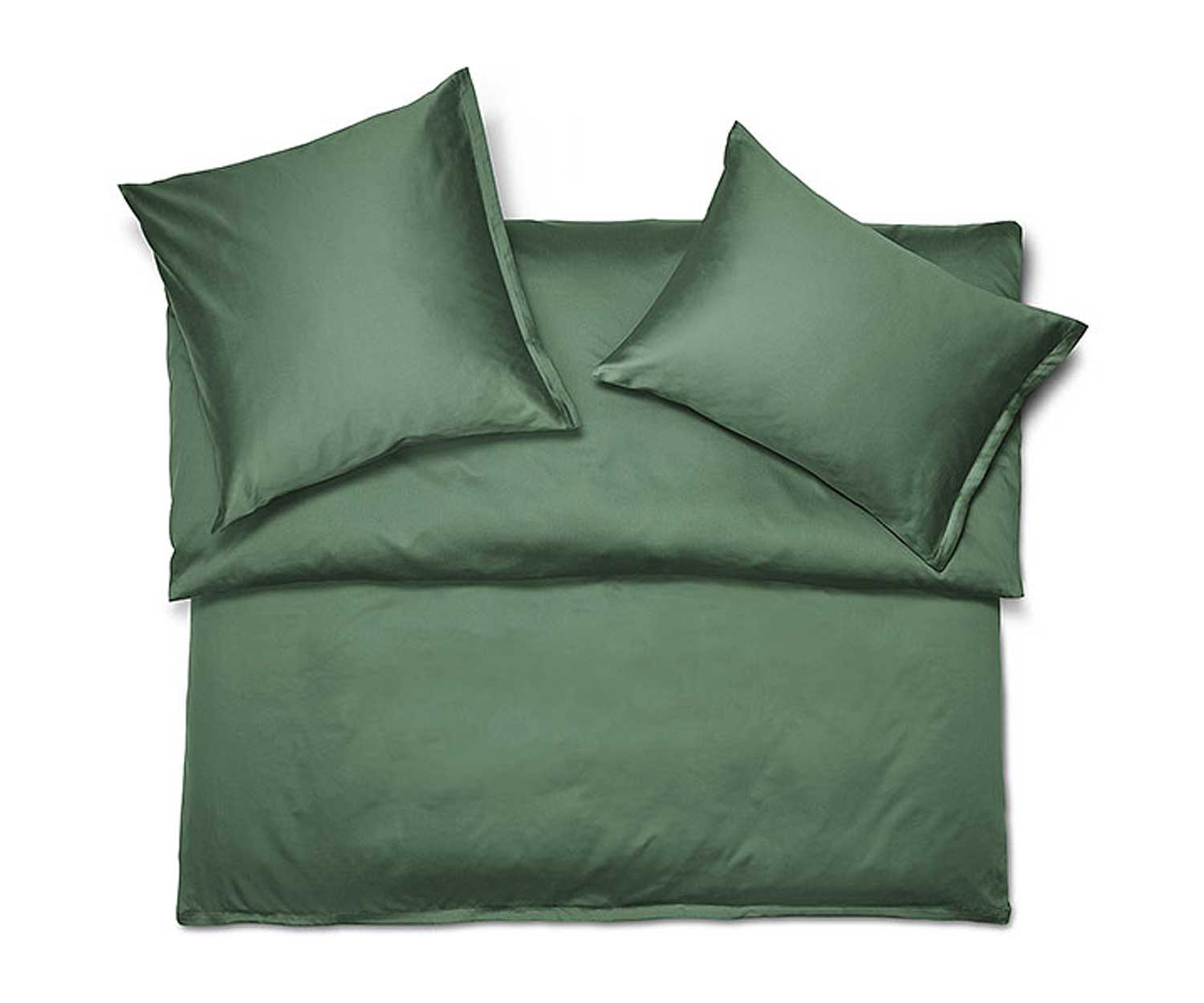 Schlossberg bed linen JERSEY ROYAL THYME / forest green