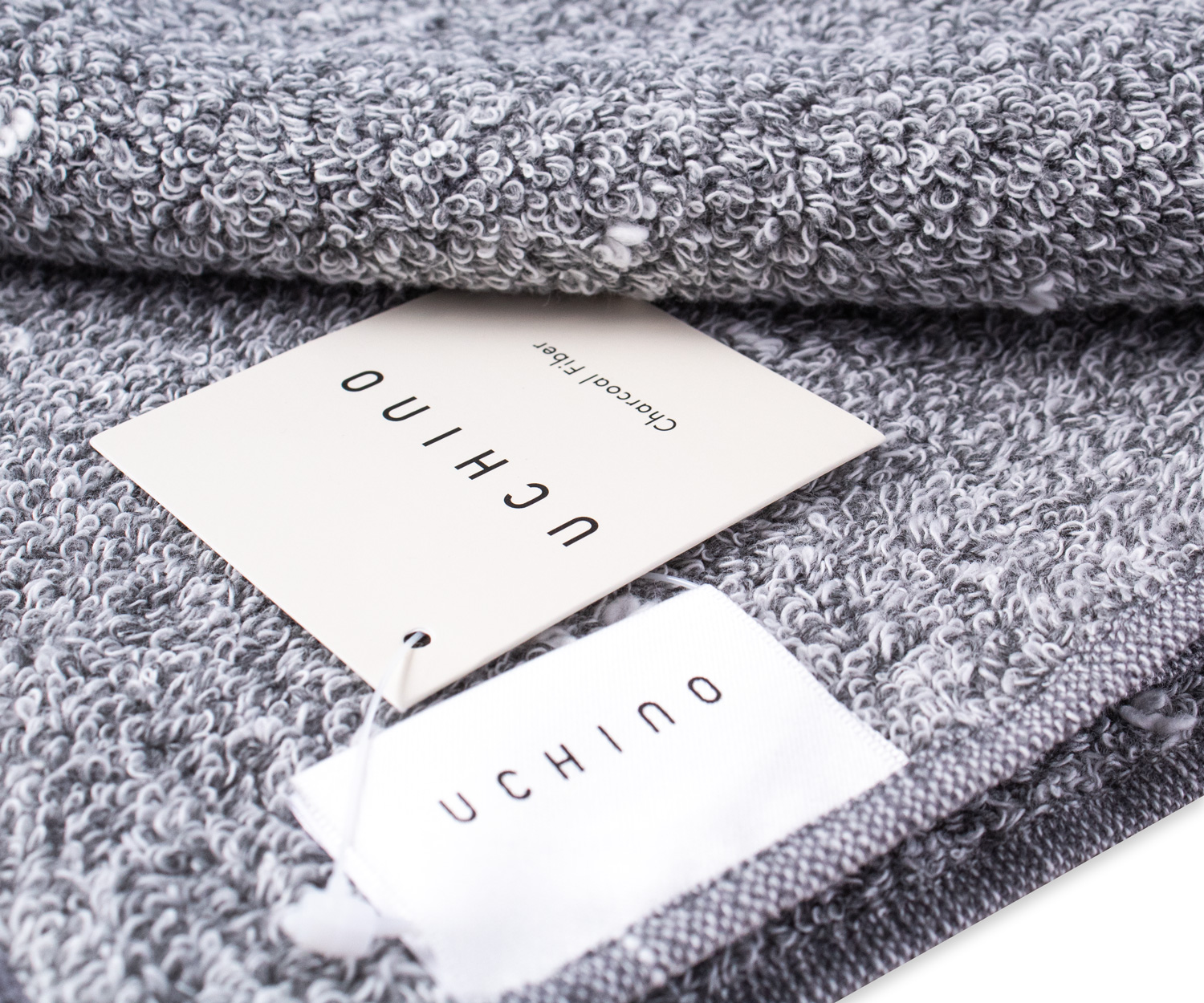 UCHINO Charcoal towels col. silver