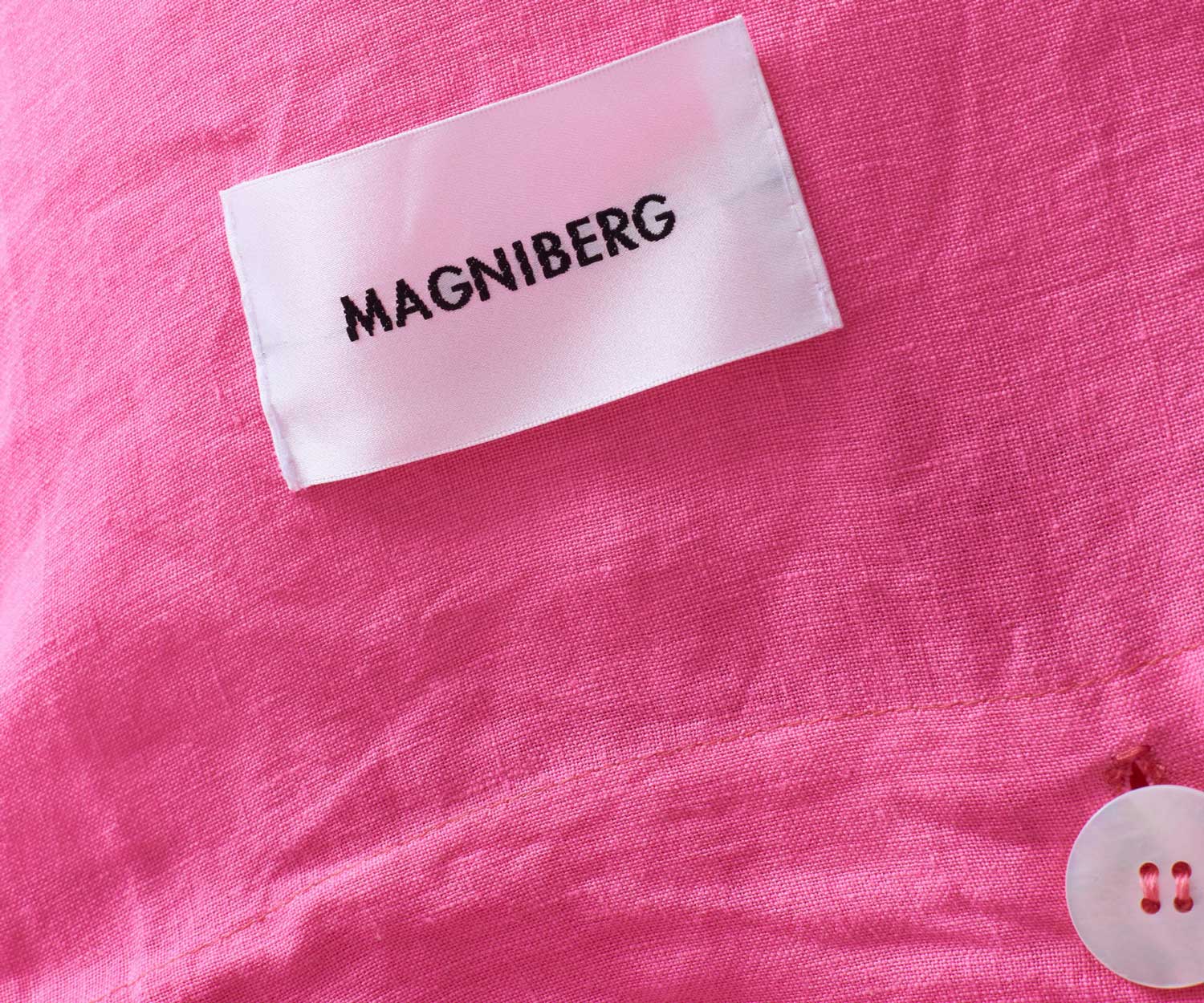 Magniberg MOTHER LINEN col. Happy Pink - Detail