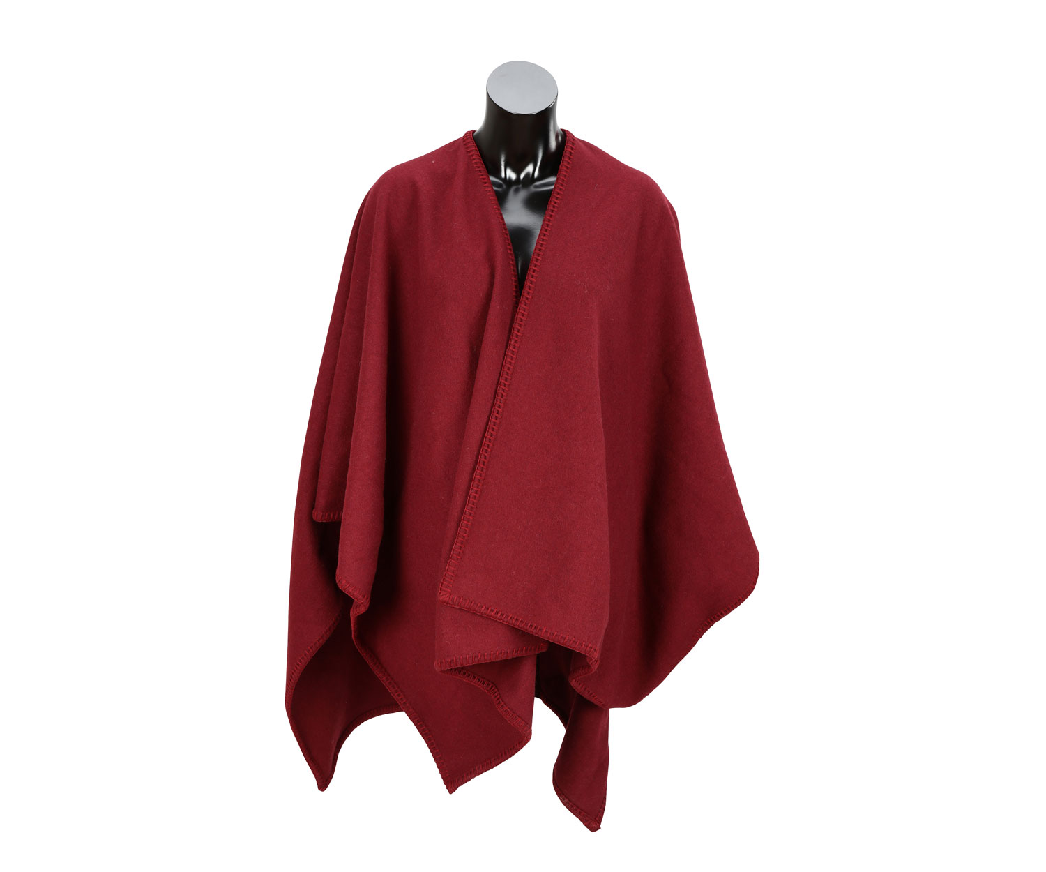 Poncho and Scarf HUTTWIL bordeaux │Eskimo