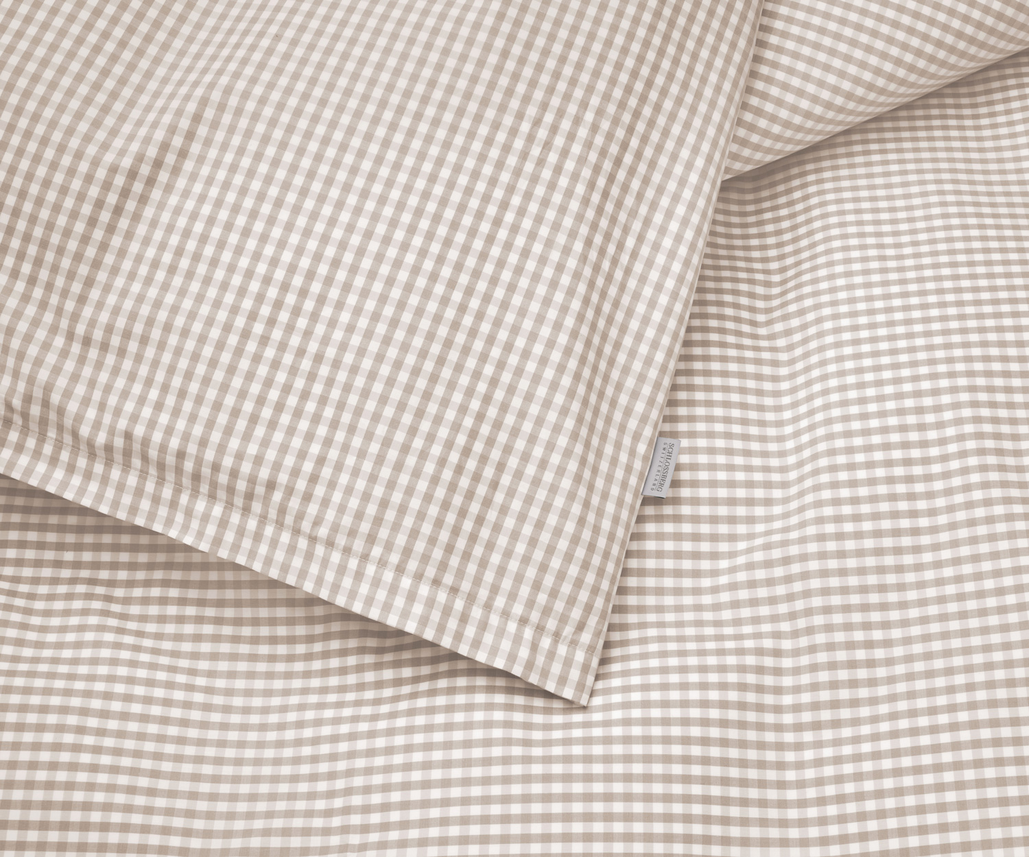 Schlossberg bed linen ANDRIN beige - Vichy percale