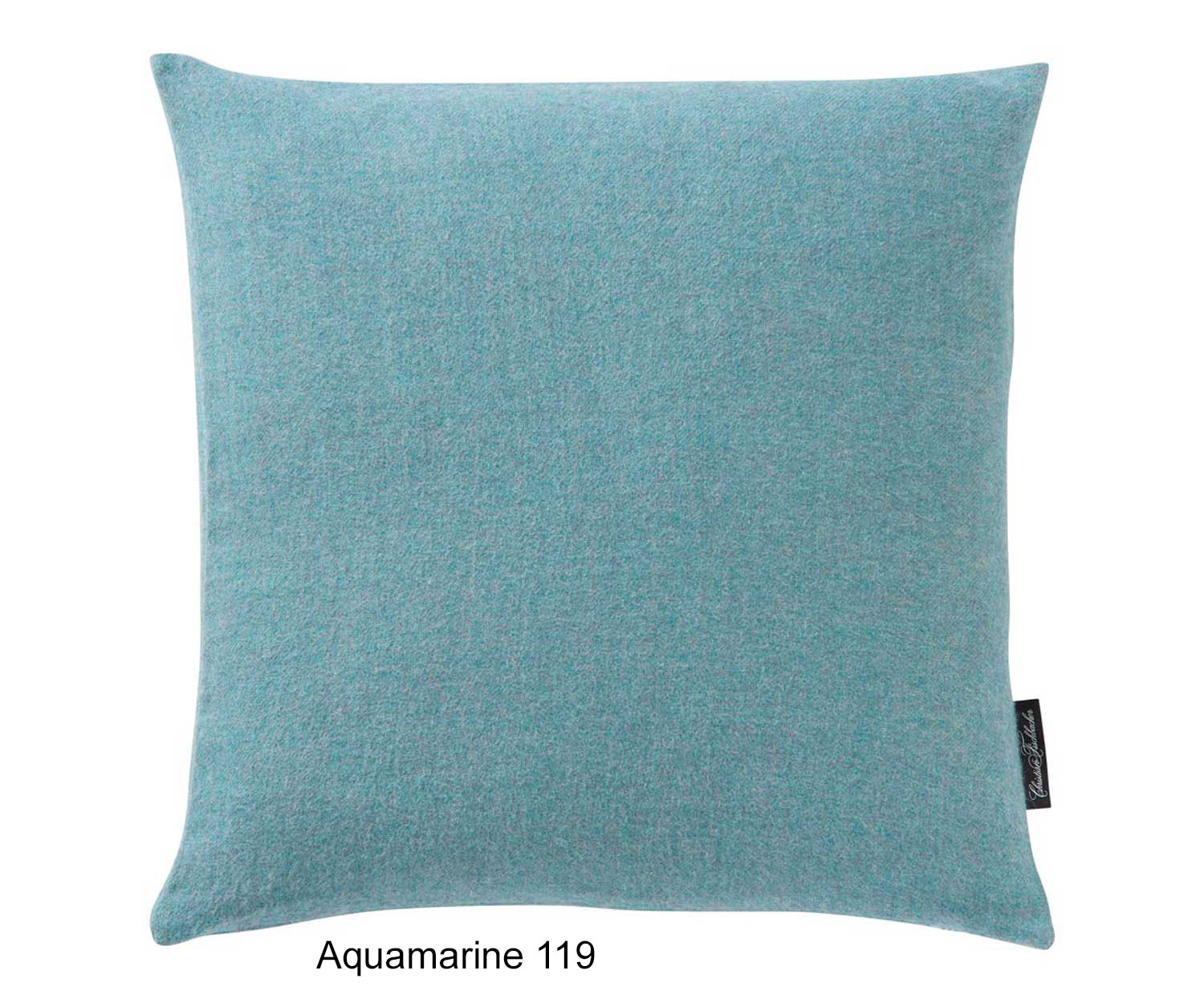 Fischbacher PURO cushion cover - Alpaka col. 119 aquamarine