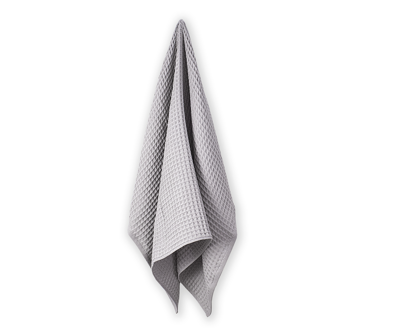 UCHINO towels waffle pique col. grey