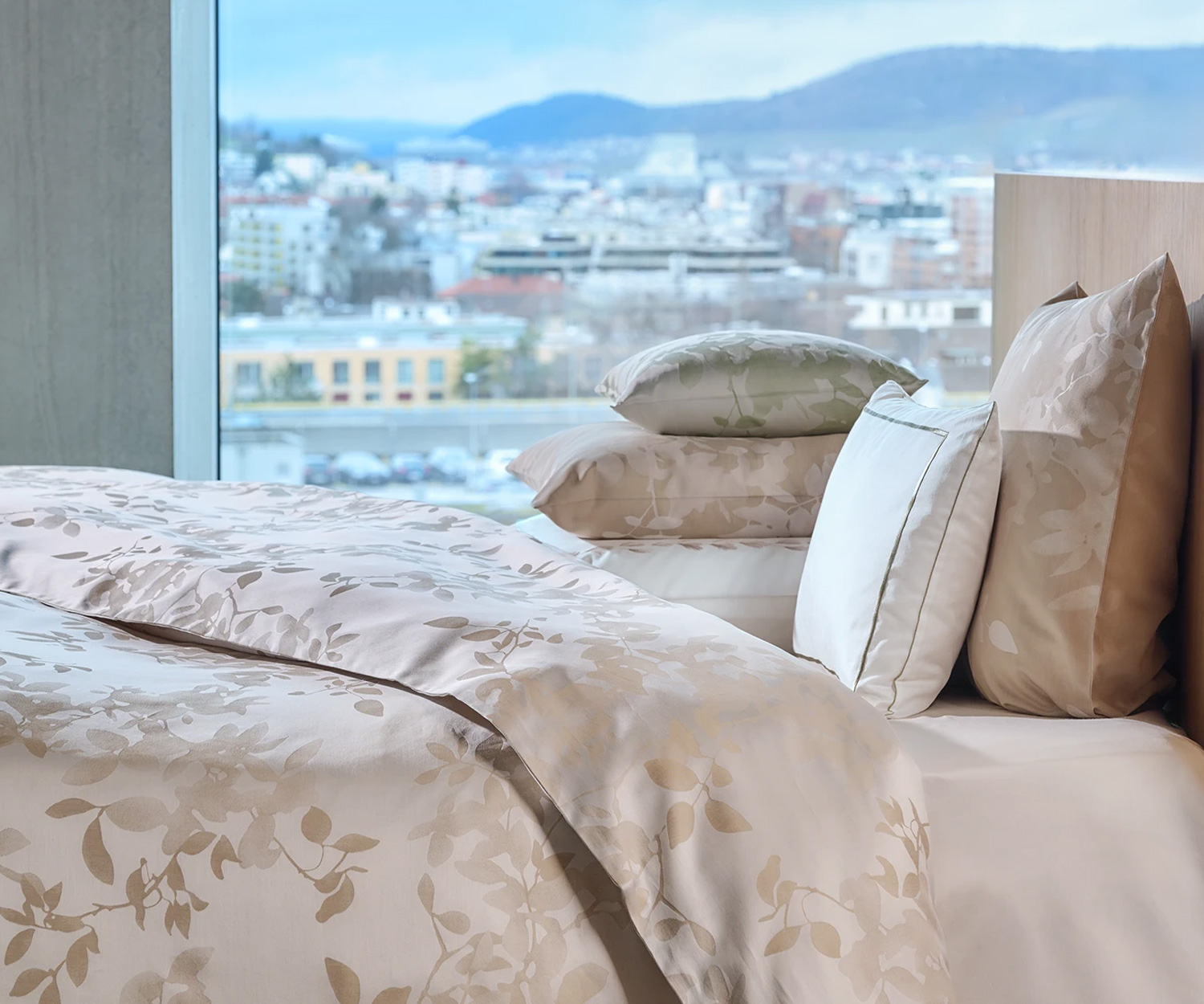 Fischbacher bed linen LEAVES recto