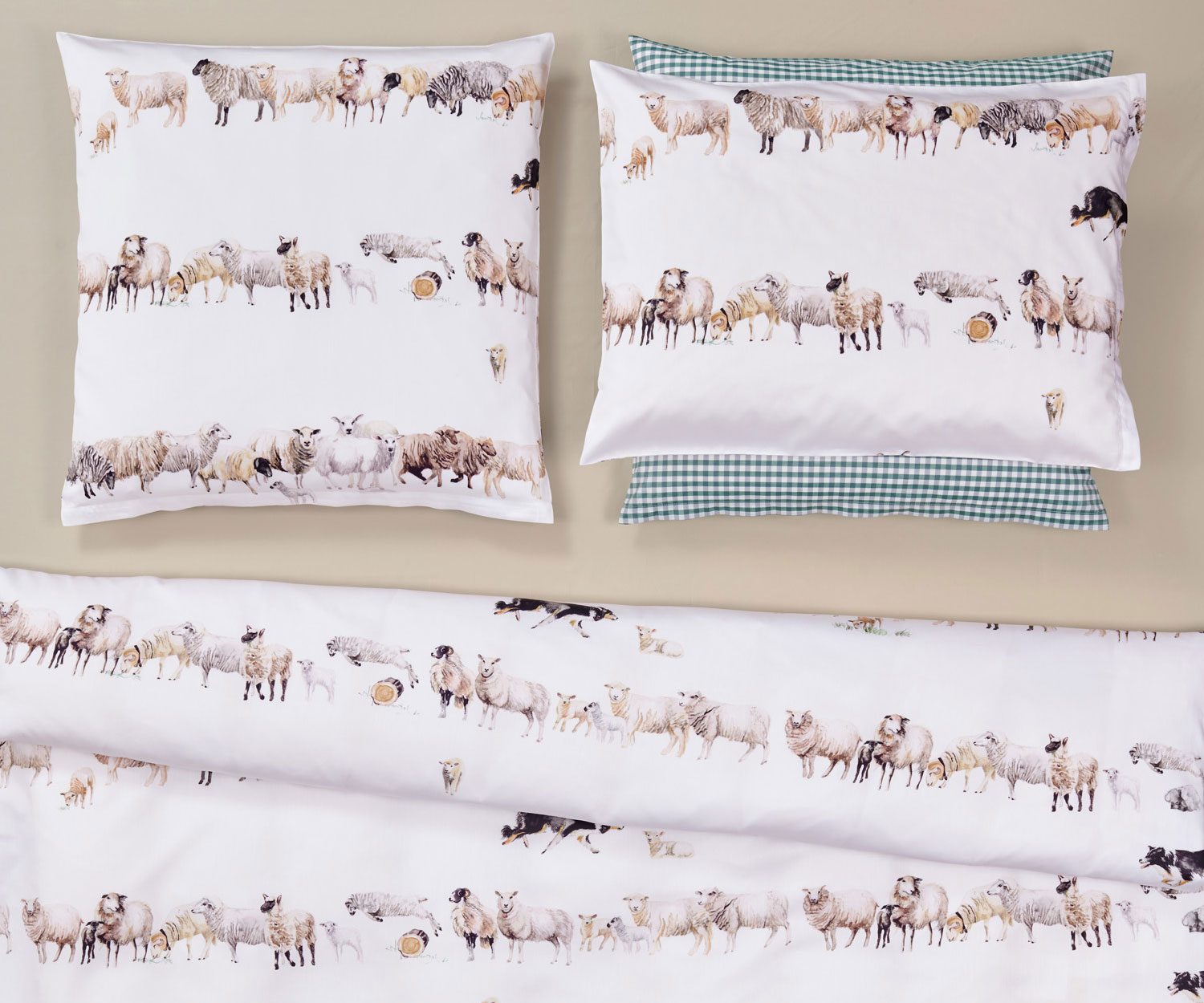 Fischbacher COUNTING SHEEP C10 sateen bed linen