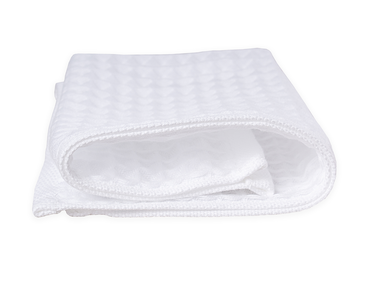 UCHINO waffle pique towels col. white