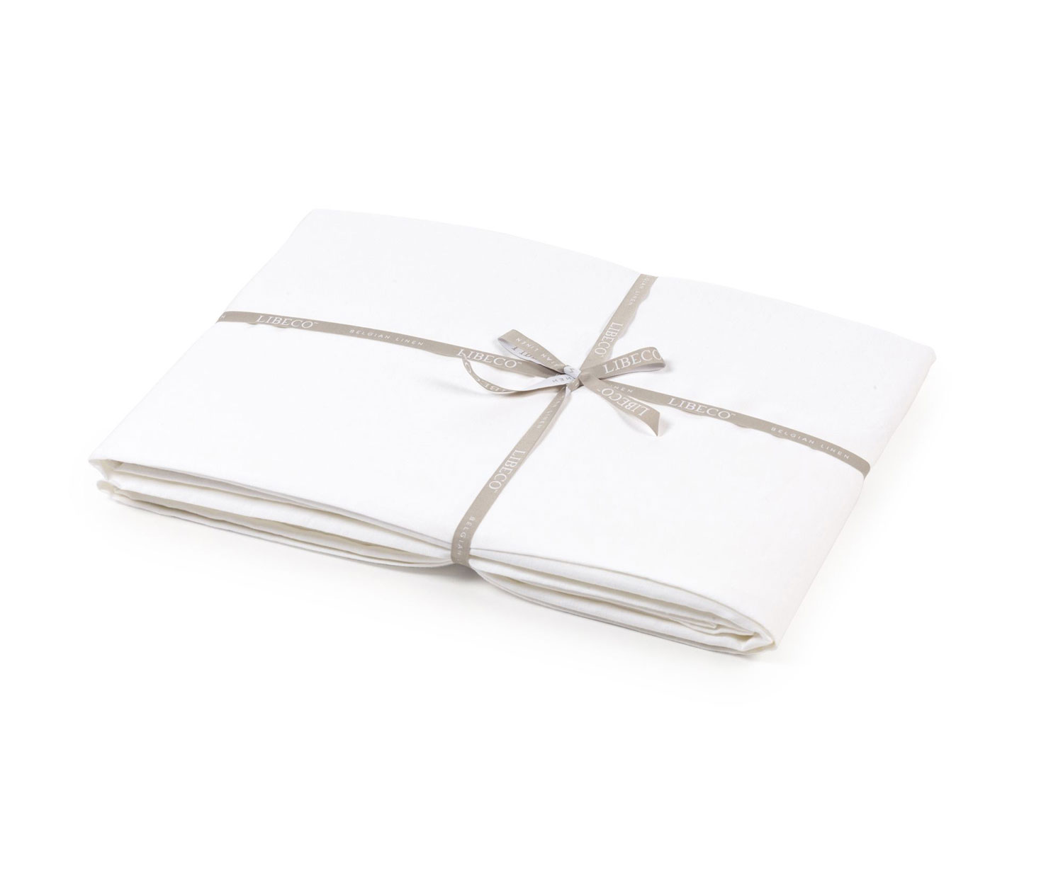 Libeco SANTIAGO fitted sheet col. white