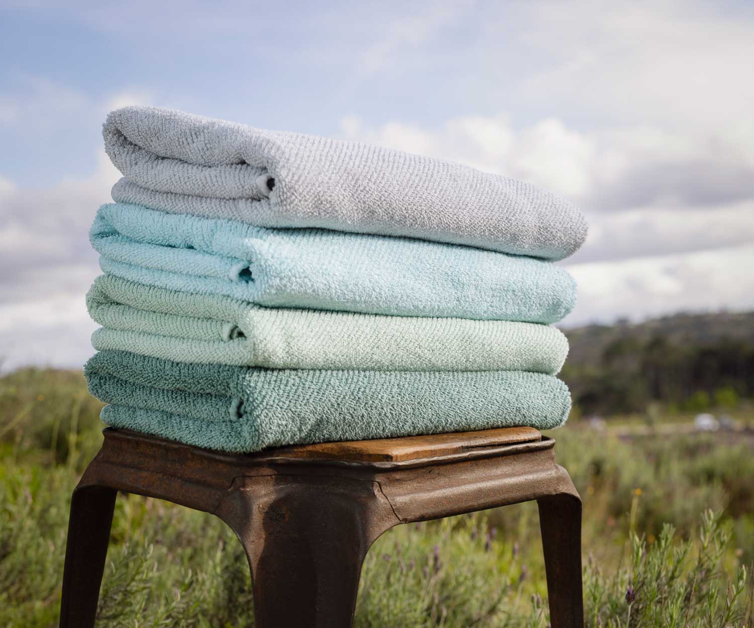 Abyss TWILL towels in 30 colours