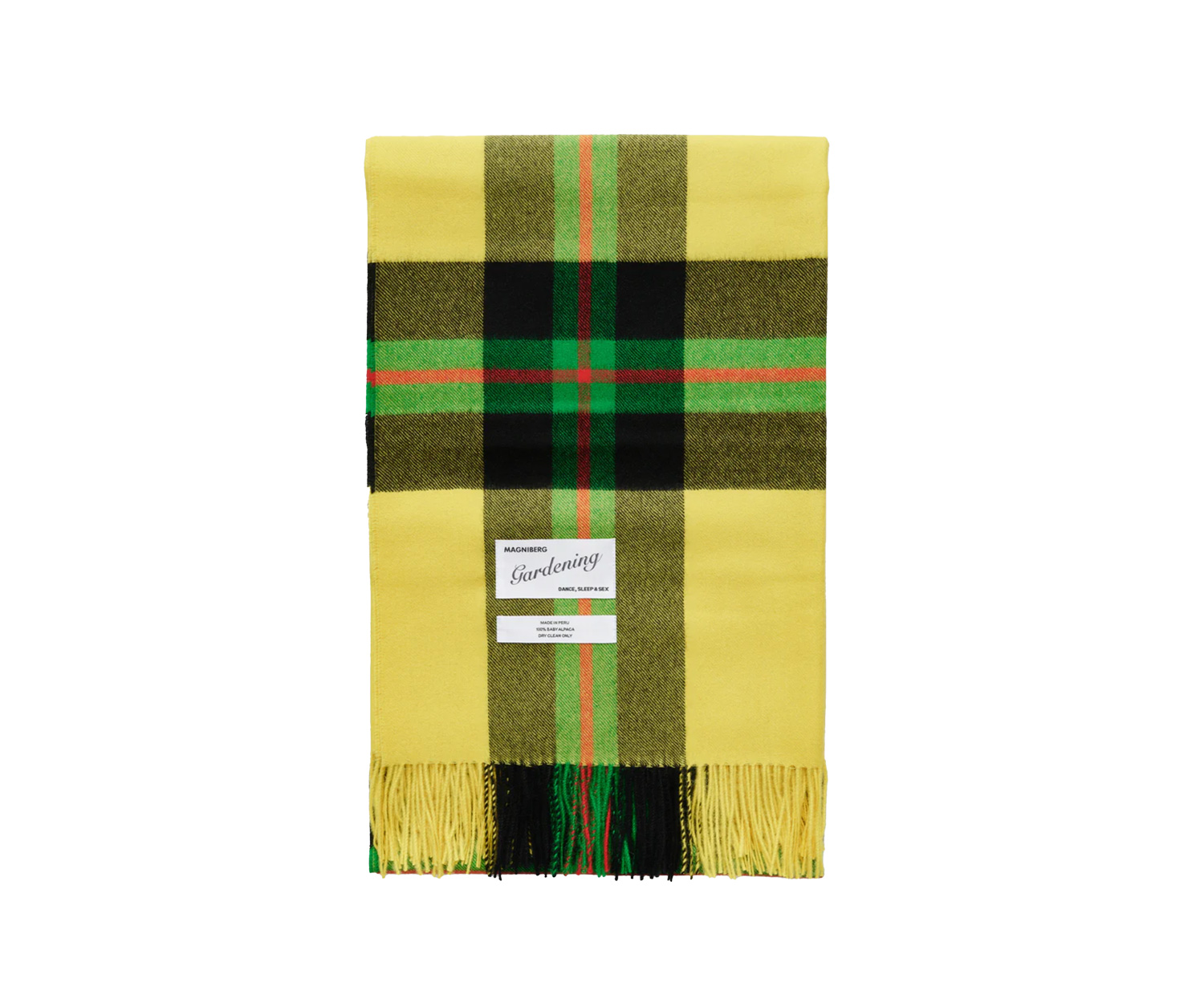 Magniberg QUEEN Alpaka Plaid - Field Yellow