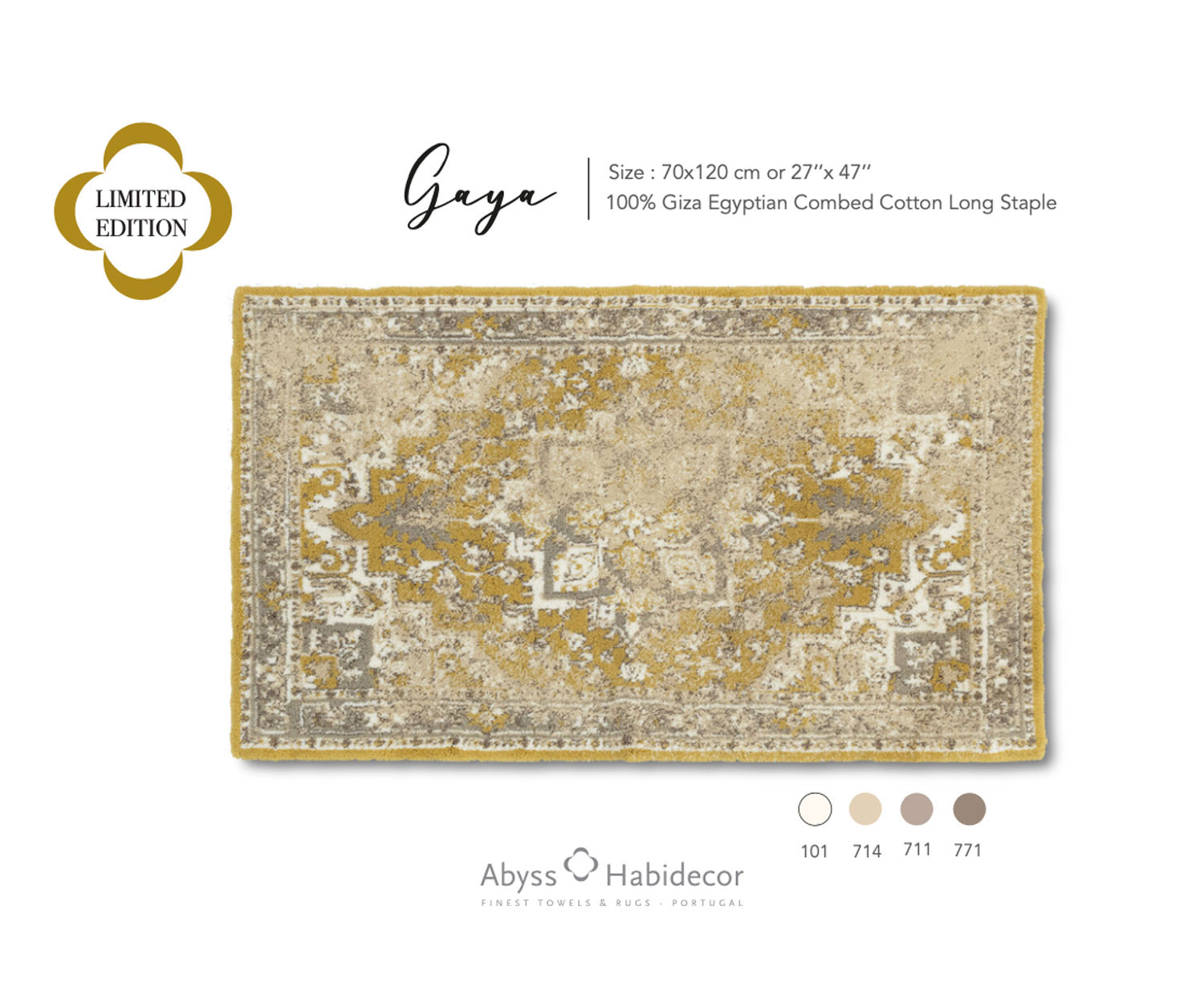 Abyss GAYA bath rug