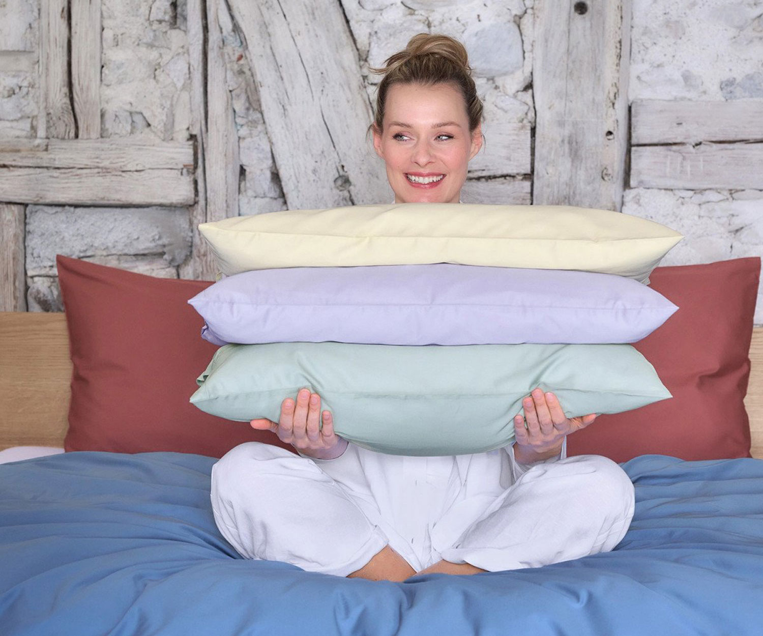 Fischbacher SATIN PLAIN bed linen - new trend colours