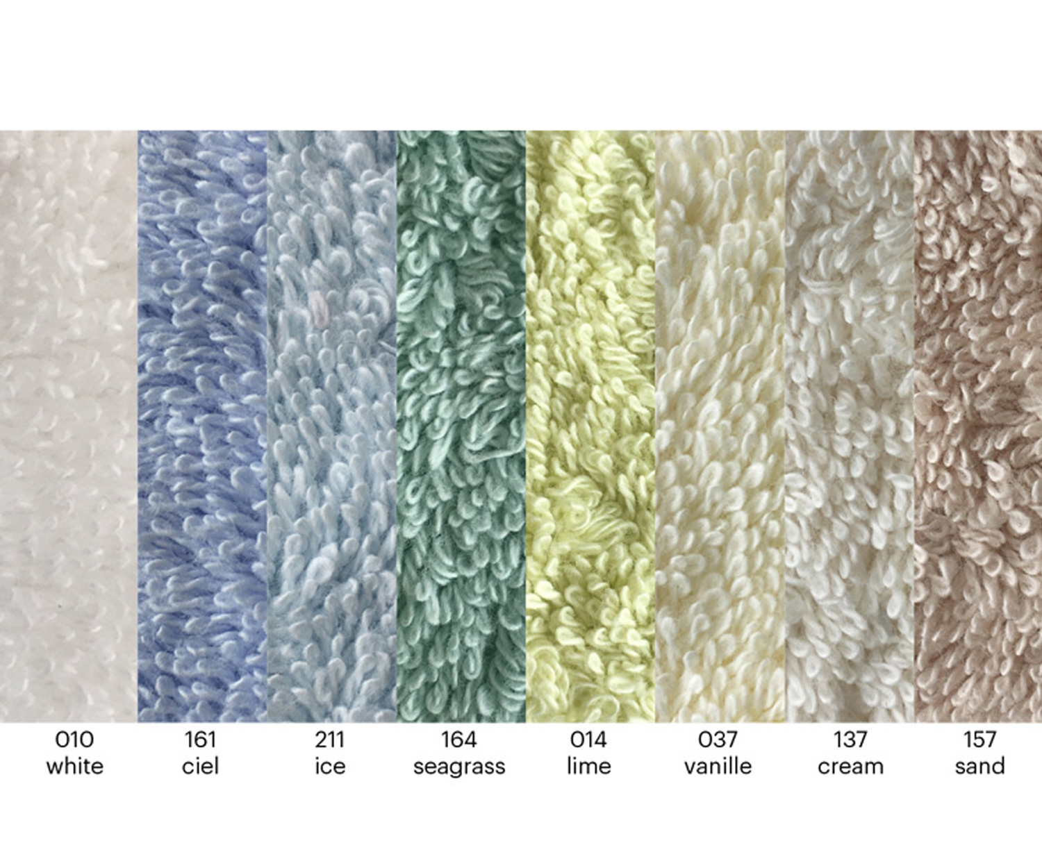 Fischbacher LEGEND towels - colour chart 1