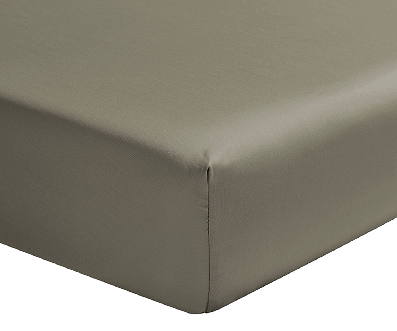 Alexandre Turpault fitted sheet TEOPHILE KHAKI