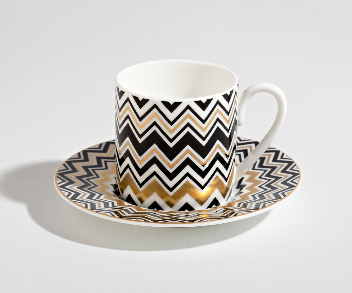 Missoni Zig Zag gold Taza para Espresso