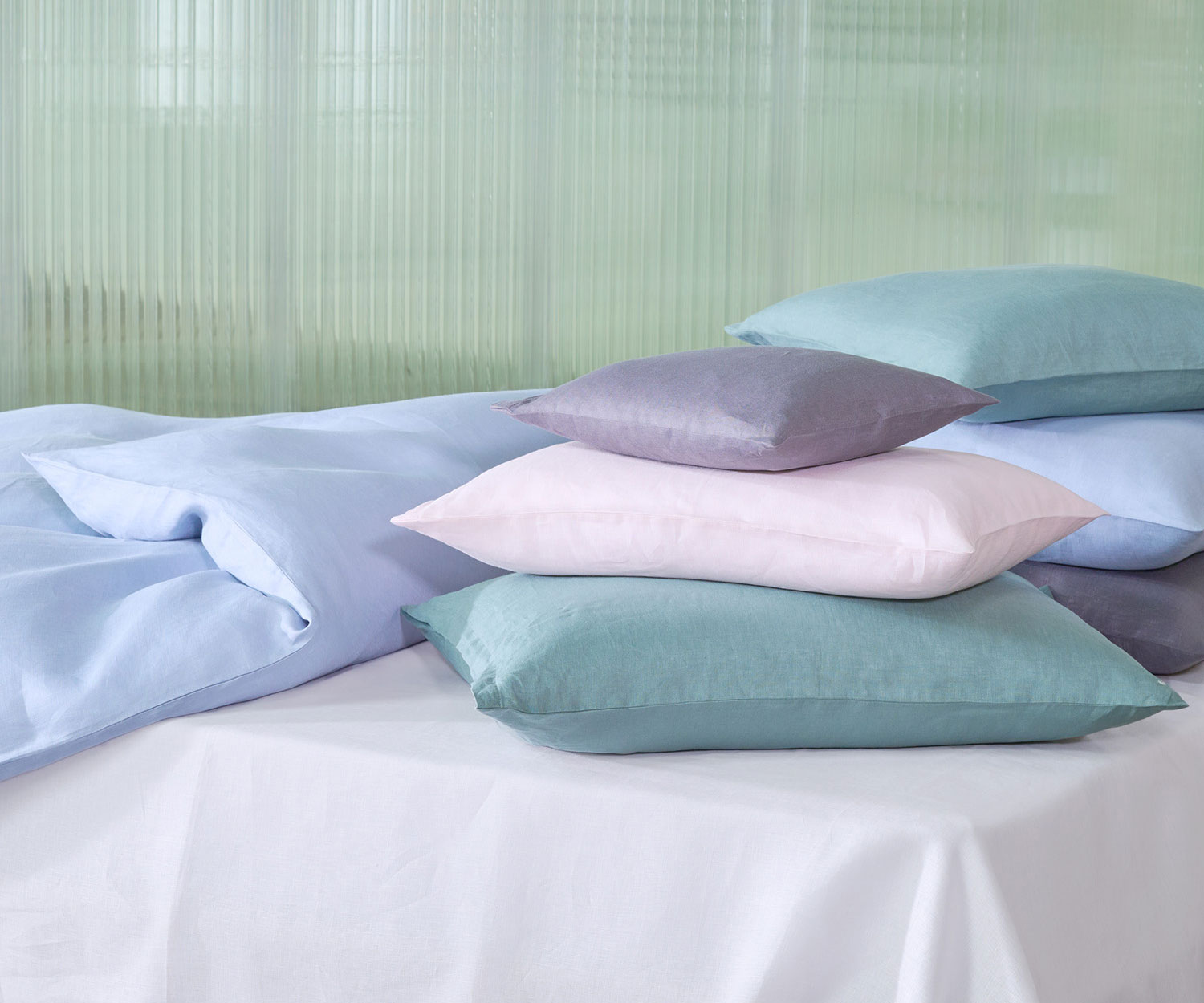 Fischbacher LIENZO flax bed linen in 6 colours