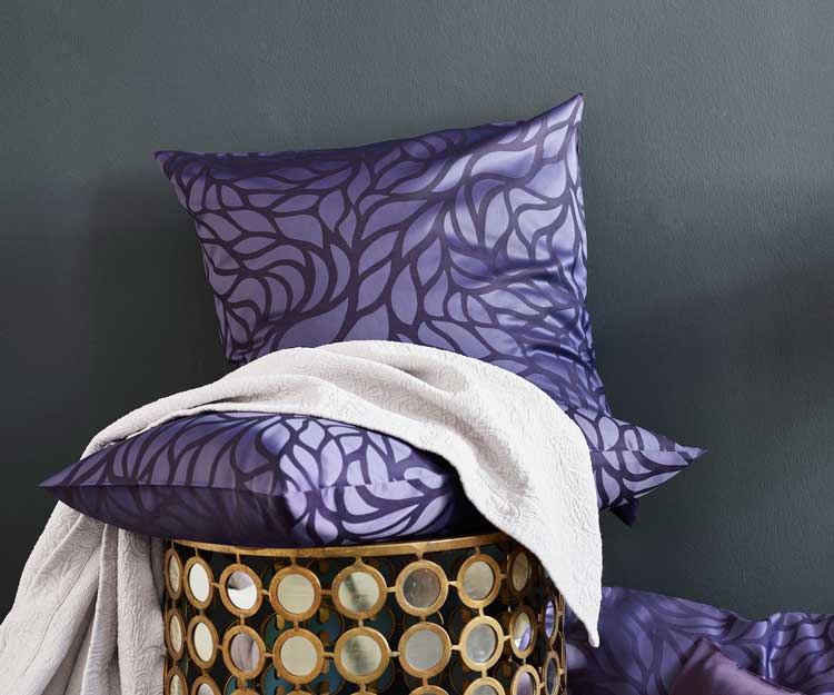 Ropa de cama RAMI VIOLA de Schlossberg - Jacquard Deluxe